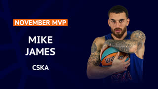 Сезон 2019/20 | Майк Джеймс - MVP ноября
