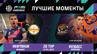 Нефтяник - Кузбасс | 20 Тур | 27.01.2023 | PARI Суперлига 2022/23 | Мужчины
