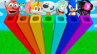 КРУГЛЫЕ ЯМЫ ДО НЕБА В МАЙНКРАФТ